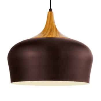 Závesná lampa Obregon v hnedej - Image 3