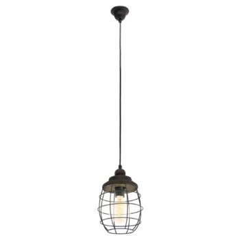 Rustikálne navrhnutá závesná lampa Bampton - Image 4