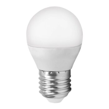LED žiarovka E27 G45 5 W miniglobe, teplá biela