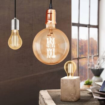 LED žiarovka E27 A75 4W 1 700 K zlatá stmievateľná - Image 4