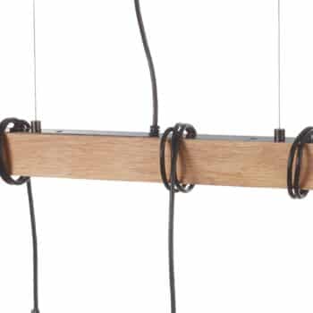 Závesná lampa Townshend s drevom, deväť svetiel - Image 2