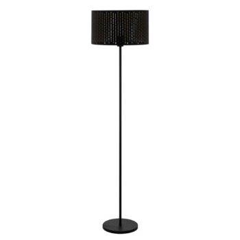 Stojaca lampa Varillas s dierovaným tienidlom