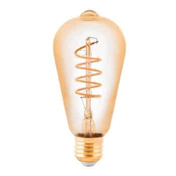 LED žiarovka E27 4W Rustika jantár