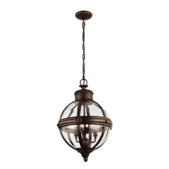 Závesná lampa Adams Ø 37 cm bronz - Image 2