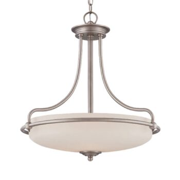 Závesná lampa Griffin-starožitný nikel
