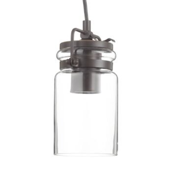 Sklená závesná lampa Brinley 1 svetlo - Image 2