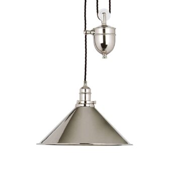 Závesná lampa Provence, výškovo nastaviteľná nikel - Image 2