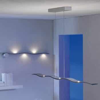 Escale Fluid stmievateľná LED závesná lampa hliník - Image 2