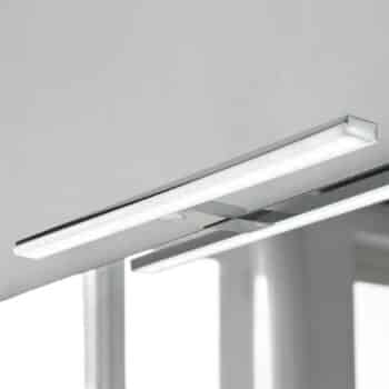 Zrkadlové LED svietidlo Pandora chróm šírka 60,8cm