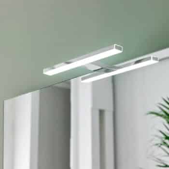 Zrkadlové LED svietidlo Esther 2, chróm, 28 cm