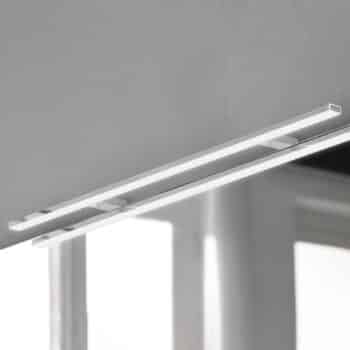 Zrkadlové LED svietidlo Esther 2 chróm šírka 80 cm