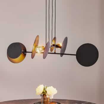 Závesná lampa Idea 4 Black v zaujímavom dizajne