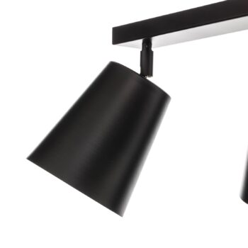 Stropné svietidlo Prism, 3-pl., čierne/zlaté - Image 2