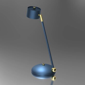 Stolová lampa Arena v modro-zlatej - Image 2
