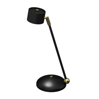 Stolová lampa Arena v čierno-zlatej - Image 2