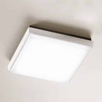 Vonkajšie stropné LED svetlo Desdy, 24x24cm, biela - Image 2