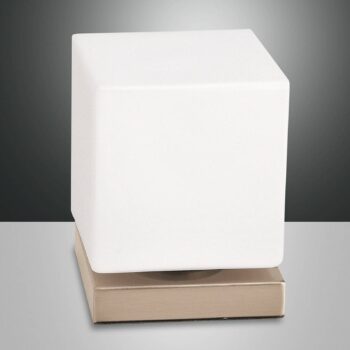 Dotykový stmievač – stolná lampa LED Brenta, zlatá - Image 3