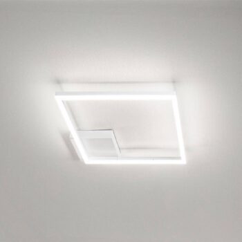 Stropné LED svetlo Bard 27 x 27 cm, biele - Image 2