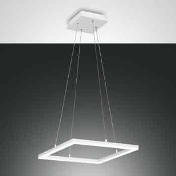 Závesné LED svietidlo Bard, 42 x 42 cm v bielej - Image 2