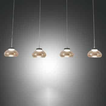 Závesná lampa Arabella 4-plameňové v sérii jantár - Image 2