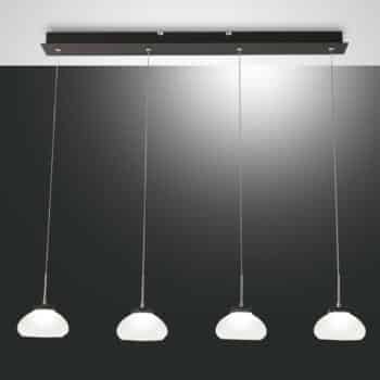 Závesná lampa Arabella 4-plameňové v sérii, biela - Image 2