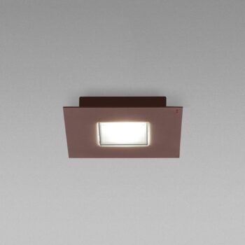Fabbian Quarter hnedé stropné LED svetlo 2-pl. - Image 3