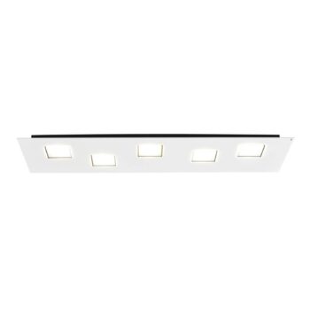 Fabbian Quarter biele stropné LED svetlo 5-pl. - Image 3