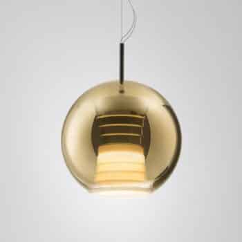 Fabbian Beluga Royal závesná LED lampa zlatá 30 cm - Image 3