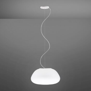 Fabbian Lumi Poga sklenená závesná lampa Ø 42 cm