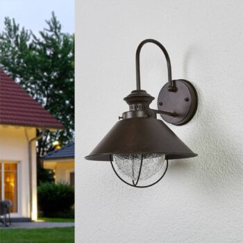 Vonkajšie nástenné svietidlo Nautica Ø 26 cm - Image 4