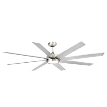 Stropný LED ventilátor Century matná niklová, sivá - Image 3