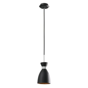 Závesná lampa Retro, čierna - Image 4