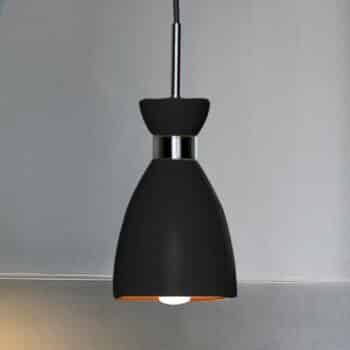 Závesná lampa Retro, čierna - Image 3
