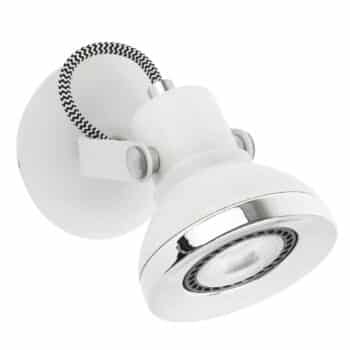 Nástenné svietidlo Ring s LED v bielej - Image 2