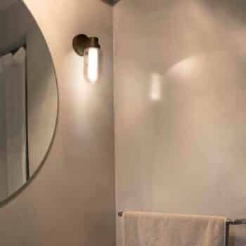 Nástenné LED svietidlo Brume, bronz - Image 2