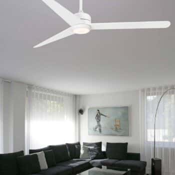 Stropný ventilátor Nu s osvetlením LED, biely - Image 2