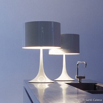 FLOS Spun Light T2 – biela stolná lampa - Image 2