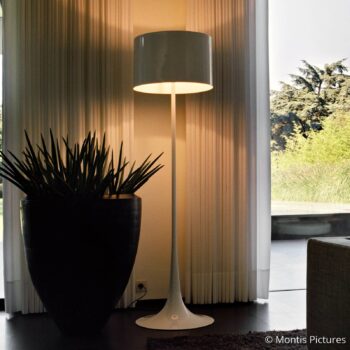 FLOS Spun Light F – biela stojaca lampa - Image 2