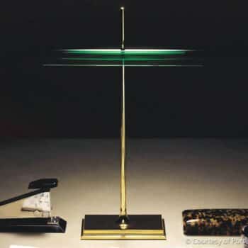 FLOS Goldman – stolná lampa s USB, zelená - Image 2
