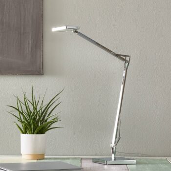FLOS Kelvin Edge LED lampa na písací stôl chróm - Image 2
