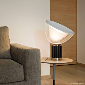 FLOS Taccia small – stolná LED lampa, čierna - Image 2
