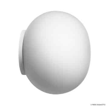 FLOS Mini Glo-Ball zrkadlové nástenné svetlo biele - Image 2