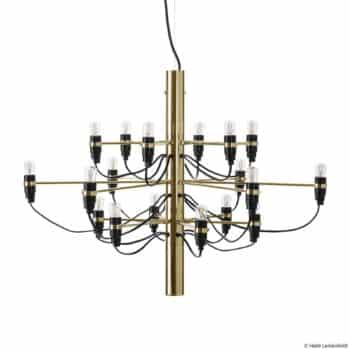 FLOS 2097/18 visiaci luster LED matný, mosadz - Image 2