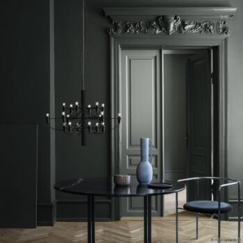 FLOS 2097/18 visiaci luster LED matný, čierny - Image 2
