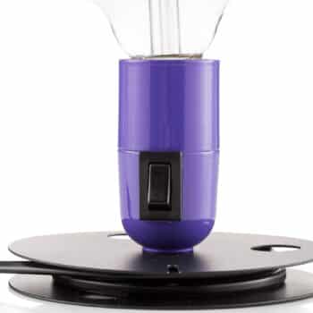 FLOS Lampadina stolná LED purpurová, stojan čierny - Image 2