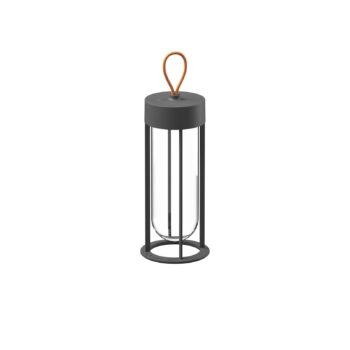 FLOS In Vitro Unplugged LED svetlo sivá 2 700 K