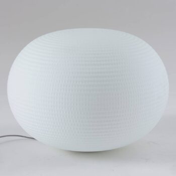 Fontana Arte Bianca sklenená stolná lampa 50 cm - Image 4