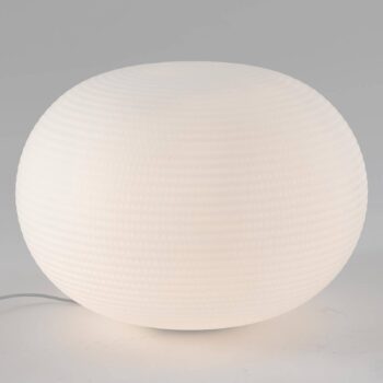 Fontana Arte Bianca sklenená stolná lampa 50 cm - Image 3