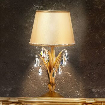 Vznešená stolná lampa Mayleen s krištáľmi - Image 3