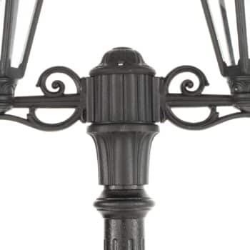 Stĺpové LED svetlo Ricu Bisso/Rut 2pl 2700K čierna - Image 2